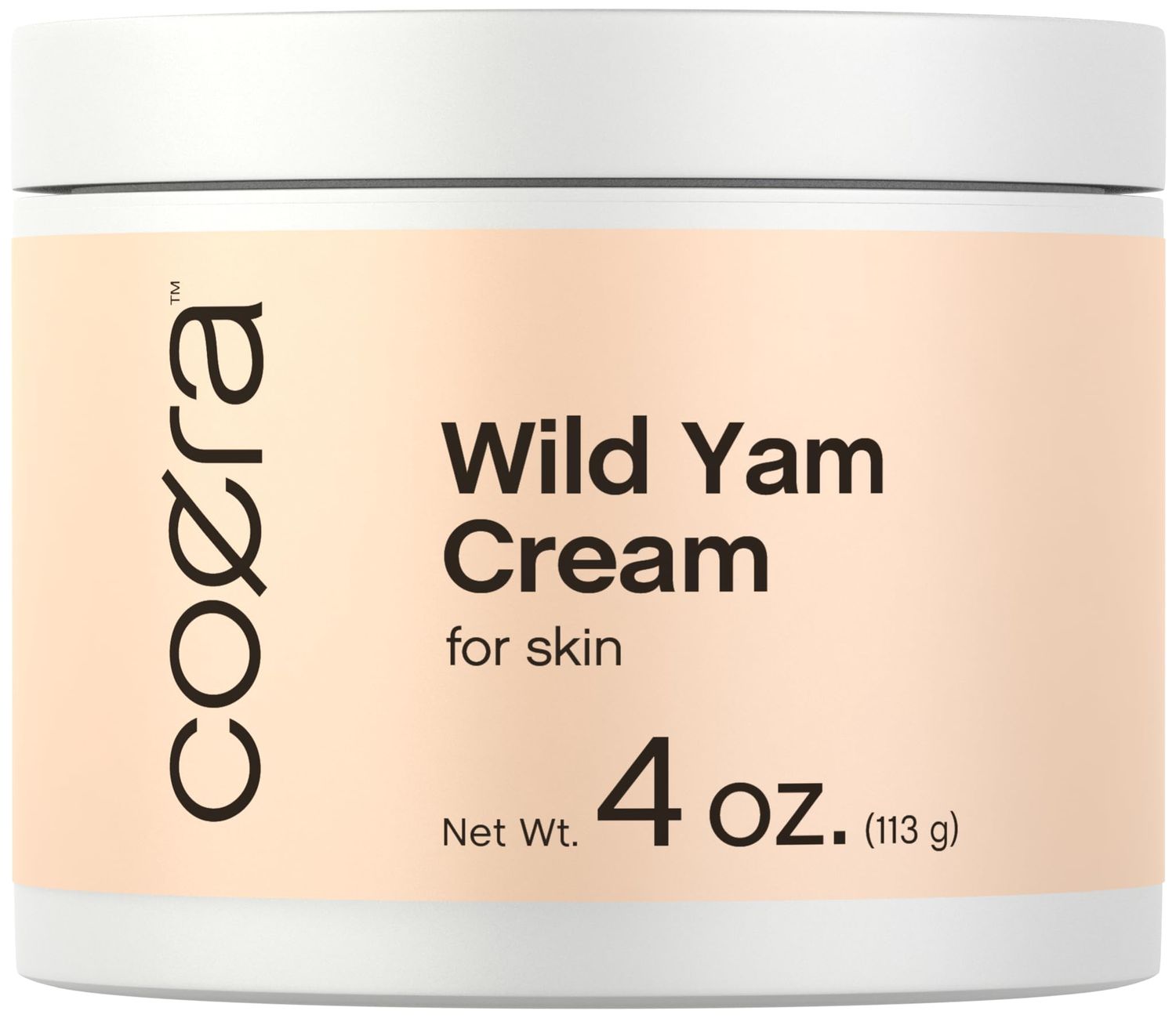 Coera Wild Yam Cream | 4 oz | Skin Moisturizer for Women | Free of Parabens, SLS and Fragrances