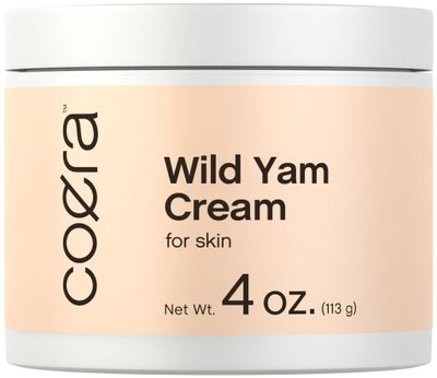 Coera Wild Yam Cream | 4 oz | Skin Moisturizer for Women | Free of Parabens, SLS and Fragrances