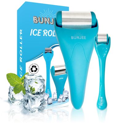 Bunjee Ice Roller For Face Eyes Wrinkles Puffiness Skin Care Beauty Product Men &amp; Women Gift