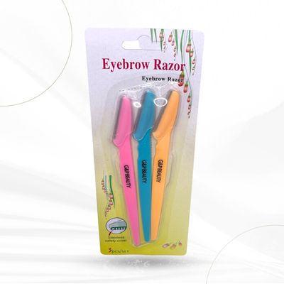 G&amp;P BEAUTY Precision Face &amp; Eyebrow Dermaplaning Kit - 3 Exfoliating Razors with Precision Covers for Women, ideal Gift.