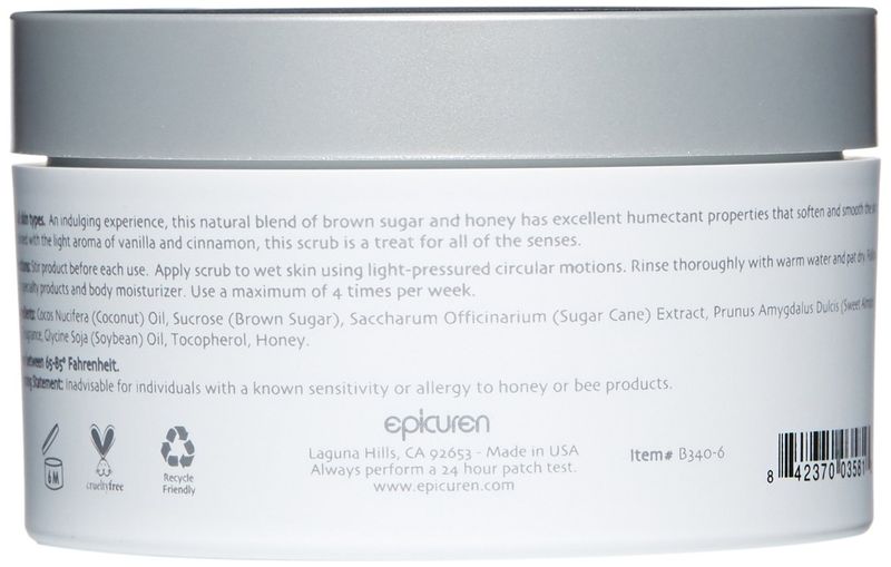 Epicuren Discovery Cinnamon Vanilla Brown Sugar Polish, 6.7 oz.