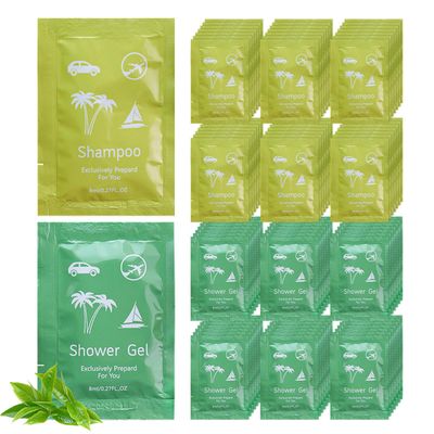 Bulk Hygiene Kits for Homeless ,Travel Size Body Wash and Shampoo Bulk 0.28fl Oz,Travel Size Shower Gel SetShampoo Bulk Travel Size ,Hotel Supplies for Guests (0.28fl Oz(Pack of 200), 200, Count)