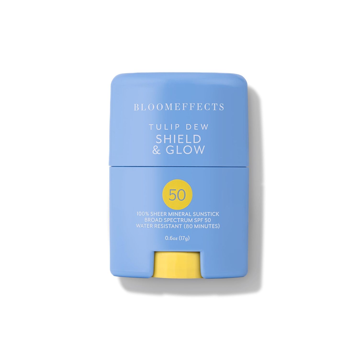 Bloomeffects - Tulip Dew Shield &amp; Glow SPF Sunstick with Broad Spectrum Mineral SPF 50 (Water-Resistant Up To 80 Minutes) | Cruelty-Free Clean Beauty (0.6 oz | 17 g)