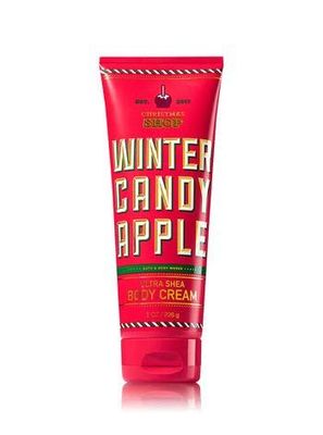 Bath and Body Works Winter Candy Apple Ultra Shea Body Cream 8 Oz.