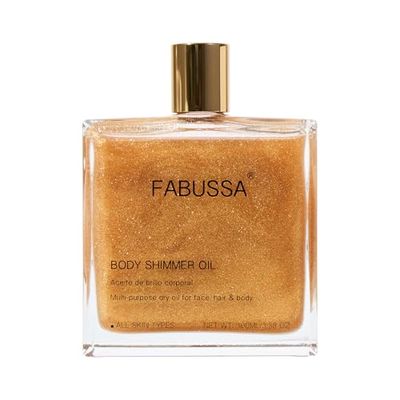 Body Shimmer Oil | Hydrating &amp; Illuminating Highlighter for Face, Body &amp; Hair 3.38 Fl Oz