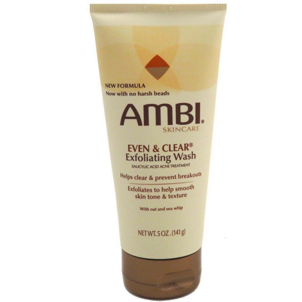 Ambi Even &amp; Clear Exfoliating Wash 5 oz(Pack of 2)