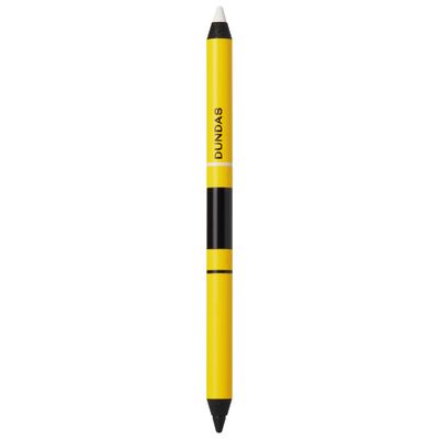 Dundas Eyeliner, Black &amp; White Liner Pencil for Eye Make Up, Waterproof, Long Lasting, Double Ended, Safe for Waterline &amp; Sensitive Eyes, Vegan &amp; Cruelty Free Makeup, All Skin Types