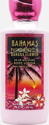Bath &amp; Body Works Bahamas Passionfruit &amp; Banana Flower Lotion - 8 Fl Oz Vitamin E Enriched Moisturizer for All Skin Tones