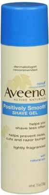Aveeno Positively Smooth Shave Gel 7 oz (Pack of 2)