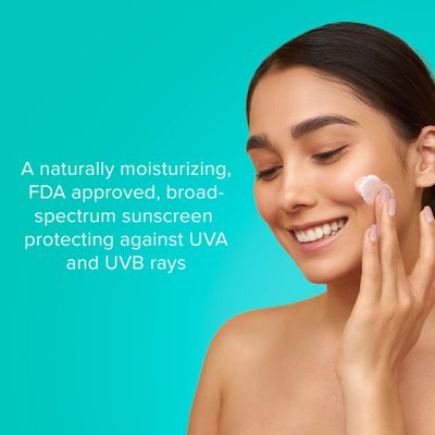 ClarityRx Skin Defense Broad-Spectrum SPF 50, Natural Plant-Based Moisturizing Face &amp; Body Sunscreen With Zinc &amp; Hyaluronic Acid (2 Oz)
