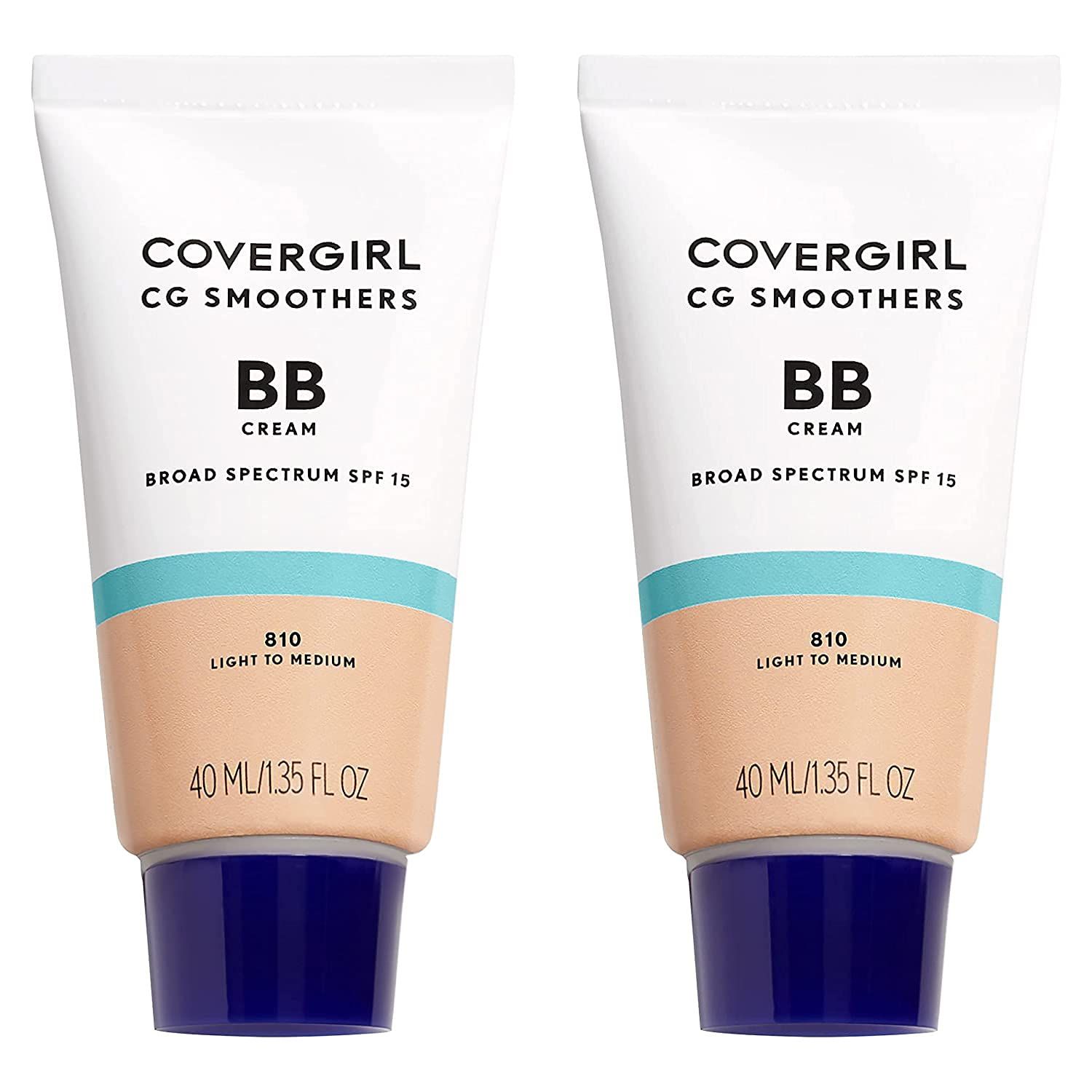 COVERGIRL Smoothers Lightweight Bb Cream With Spf 15, 810 Light To Medium Skin Tones, 2 Count