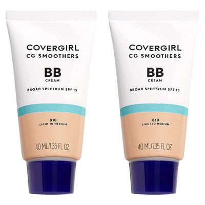 COVERGIRL Smoothers Lightweight Bb Cream With Spf 15, 810 Light To Medium Skin Tones, 2 Count