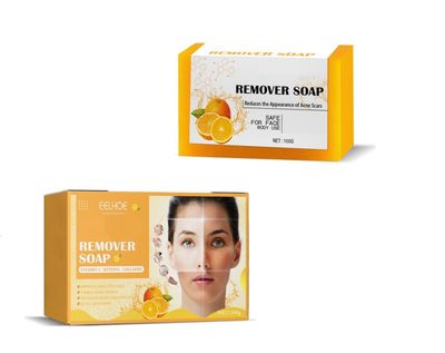 Ginaday Turmeric Face Scrub Soap Bar, for Face and Body Deep Cleansing Exfoliating.(1Pcs)