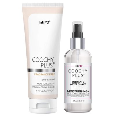 Coochy Plus Intimate Shaving Complete Kit - FRAGRANCE FREE &amp; After Shave Protection Soothing Moisturizer Mist - Antioxidant Formula Prevents Razor Burns, Itchiness &amp; Ingrown Hairs