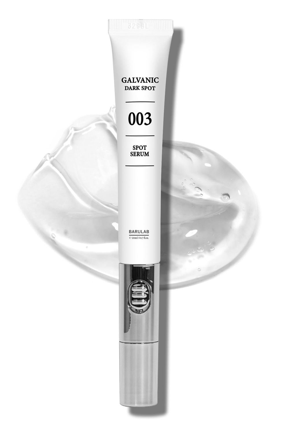 BARULAB Galvanic Dark Spot Serum Auto Depuffing Lifting Eye Cream Heveblue - Deeply Penetrates Corrects Uneven Skin Tone Hyperpigmentation Dark Circles Fine Lines Wrinkles Puffiness Korean Skincare