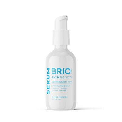 BRIOTECH Skin Serum, Hypochlorous Acid Mineral Serum, Soften Fine Lines, Smooth Face Neck Chest, Spot Corrector, Soothe Dry Red Skin, Skin Care Stocking Stuffer, 2 fl oz