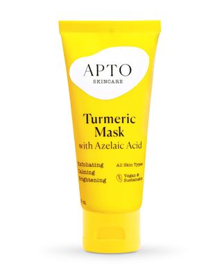 APTO Turmeric Mask w/Azelaic Acid: Brightening, Exfoliating &amp; Soothing Thick &amp; Creamy Formula for a Glowing &amp; More Even-Toned Complexion, 2 oz.