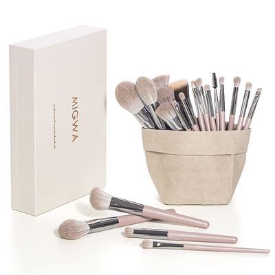 20-Piece Professional Makeup Brush Set - Ultra-Soft Synthetic Bristles, Vegan &amp; Cruelty-Free, Full Face Brush Kit for Liquid, Powder, and Cream, Includes Elegant Gift Box and organizer