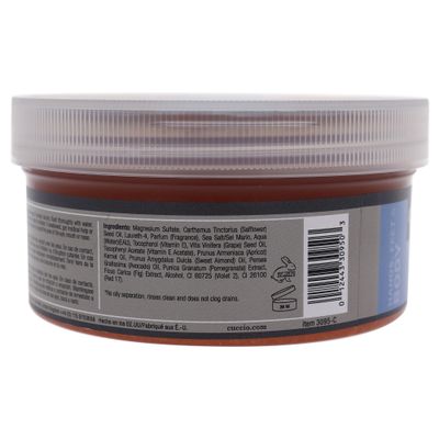 Cuccio Naturale Sea Salt Scrub - Gently Exfoliates To Remove Dead Skin Cells - Leaves Skin Supple, Radiant And Youthful Looking - Paraben And Cruelty Free - Pomegranate And Fig - 19.5 Oz