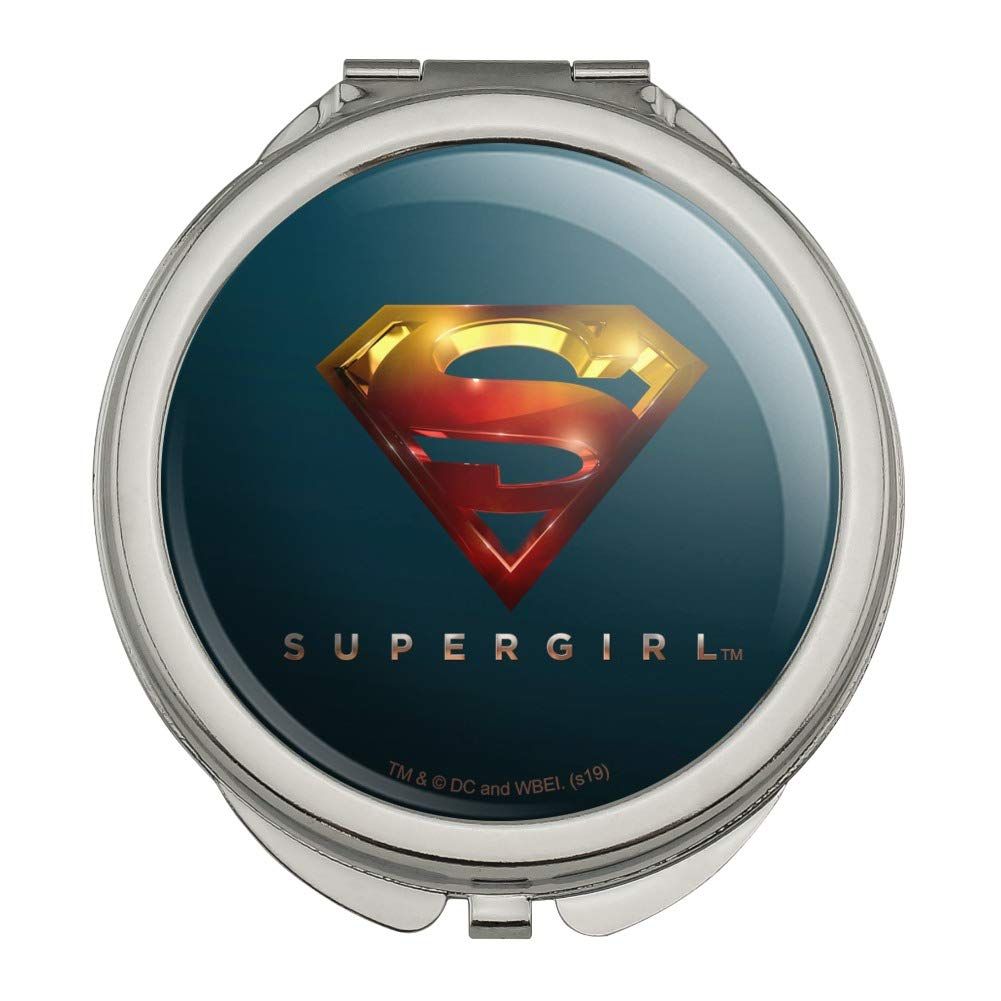 GRAPHICS &amp; MORE Supergirl TV Series Logo Compact Travel Purse Handbag Makeup Mirror