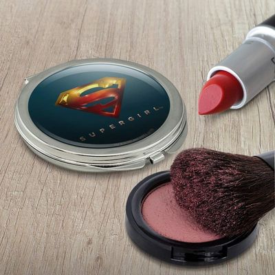 GRAPHICS &amp; MORE Supergirl TV Series Logo Compact Travel Purse Handbag Makeup Mirror