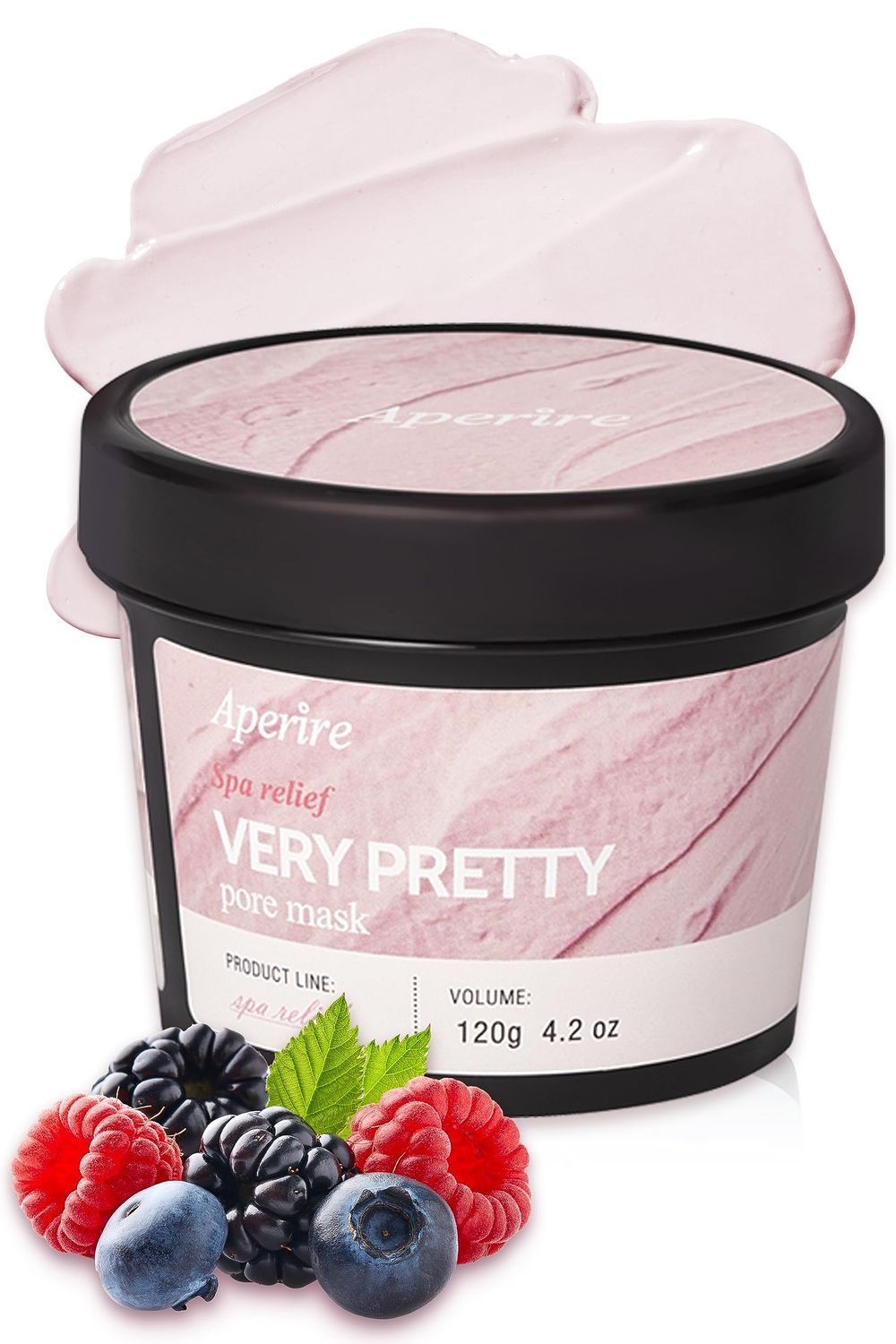 Aperire Pore Clay Mask Very Pretty Calamine Deep Clean, Sensitive Skin Oily Acne 4.2 oz