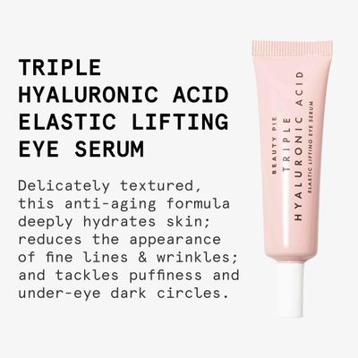 Beauty Pie Triple Hyaluronic Acid Elastic Lifting Eye Serum To Tackle Dark Circles, Puffiness &amp; Fine Lines