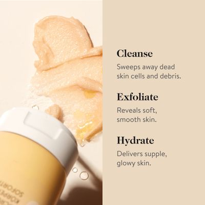 goop Beauty Microderm Body Polish | Exfoliating Body Scrub &amp; Foaming Cleanser for Glowing Skin | Exfoliating Salts and Kakadu Plum Seed Oil for Skin Hydration | Inspired by Microdermabrasion | 6 fl oz