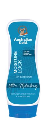 Australian Gold Moisture Lock Tan Extender Moisturizing Lotion, 8 Ounce | Nourish Skin and Lock in Color | Enriched with Aloe &amp; Vitamin E