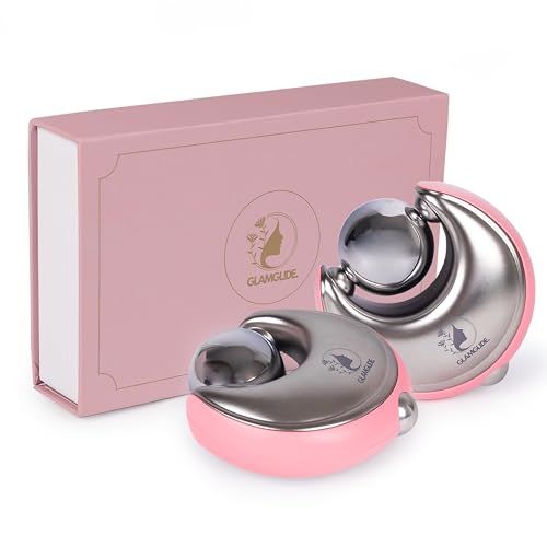 Cryo-Infused Ice Roller for Face Women - Ergonomic Facial Ice Roller for Eyes, Cheeks, Nose, Mouth, Neck - Travel Freezer Face Depuffer Massager - Skincare Beauty Ice Globes for Face - 2 Pack