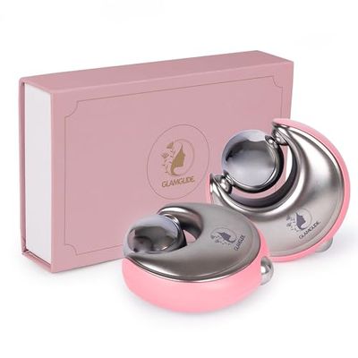 Cryo-Infused Ice Roller for Face Women - Ergonomic Facial Ice Roller for Eyes, Cheeks, Nose, Mouth, Neck - Travel Freezer Face Depuffer Massager - Skincare Beauty Ice Globes for Face - 2 Pack
