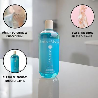 Crabtree &amp; Evelyn La Source Refreshing Body Wash 16.9oz/500ml