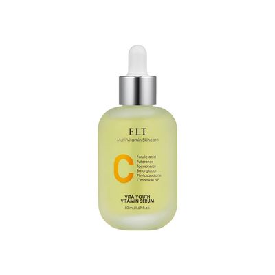 ELT Vita Youth Vitamin C Serum 1.69fl.oz.(50ml) | Multi Vitamin C Skin Soothing and Calming Effect | Skin Damage Protection| Strengthen Skin Barrier | Turns Skin Clearer |Korean Skin Care