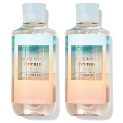 Bath and Body Works Gift Set of of 2 - 10 Fl Oz Shower Gel (Midsummer Dream)