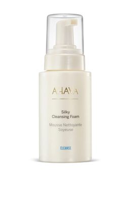 AHAVA Cleanse Silky Cleansing Foam - Airy foam for gentle facial cleansing, effectively removes light makeup &amp; dirt, tightens pores &amp; rebalances pH, with Calendula, Babassu Oil &amp; Osmoter, 6.8 Fl.Oz