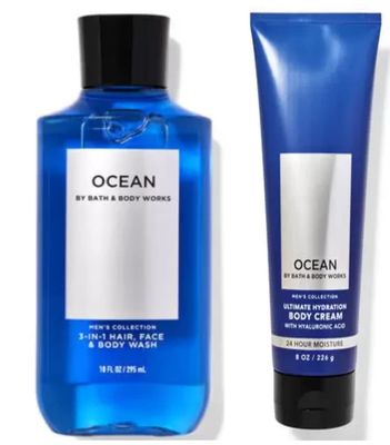 Bath &amp; Body Works Bath and Body Works Ocean 3-in-1 shower gel and body cream
