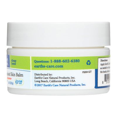 Earth's Care Dry and Cracked Skin Balm, Allergy-Tested, No Parabens, Colors or Fragrances, 0.21 OZ Trial Size