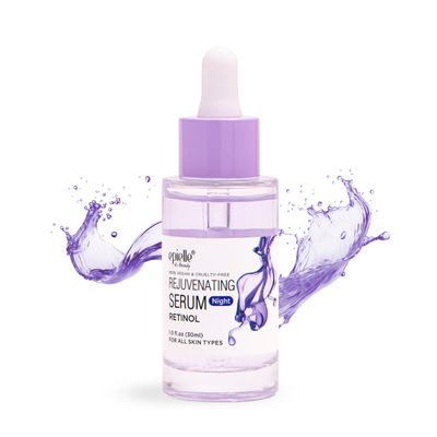 Epielle Retinol Night Serum | Repair, Renew, Brighten | Targets Fine Lines and Wrinkles | For All Skin Types | 1 Fl Oz | Korean Skincare