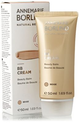 ANNEMARIE BRLIND - BB CREAM - beige - tinted, moisturizing &amp; balancing beauty balm, facial care with macadamia nut oil, light coverage, vegan 1.69 Fl. Oz.
