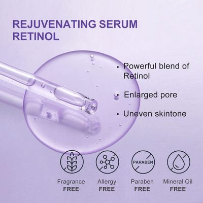 Epielle Retinol Night Serum | Repair, Renew, Brighten | Targets Fine Lines and Wrinkles | For All Skin Types | 1 Fl Oz | Korean Skincare