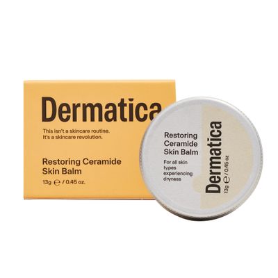 Dermatica Restoring Ceramide Skin Balm | Moisturizes &amp; Repairs Dry Patches I For all Skin Types | Rebalances &amp; Hydrates Dry Skin or Lips | Minimises the Appearance of Pores (13g)