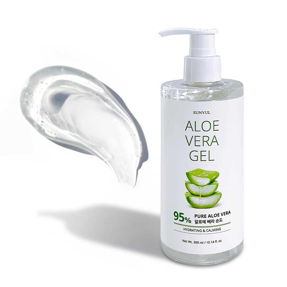 EUNYUL Aloe Vera Soothing Gel 95% 10. 14 fl. oz. / 300ml Korean Skincare Body Care, After Sunburn
