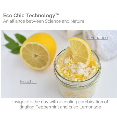 GIOVANNI Cool Mint Lemonade Salt Scrub - Salt Based Body Scrub, Gentle Body Exfoliant With Crushed Mint Leaves, Essential Oils, Aloe, Invigorating & Energizing Mint & Lemon Body Scrub - 9 Oz (2 Pack)