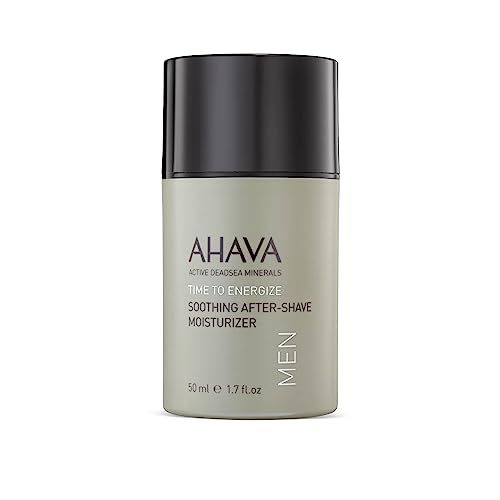 AHAVA Men&#39;s Soothing After-Shave Moisturizer - Light-absorbing Lotion to Calm, Hydrate &amp; Relieve the Skin After Shaving, Enriched by Exclusive Osmoter &amp; G-Force blend, Calendula &amp; Hamamelis, 1.7 Fl.Oz