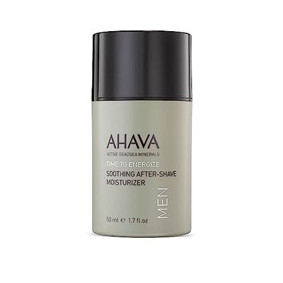 AHAVA Men&#39;s Soothing After-Shave Moisturizer - Light-absorbing Lotion to Calm, Hydrate &amp; Relieve the Skin After Shaving, Enriched by Exclusive Osmoter &amp; G-Force blend, Calendula &amp; Hamamelis, 1.7 Fl.Oz