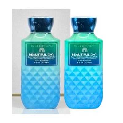 Bath &amp; Body Works Body Lotion Pack of 2, 8oz Each (Beautiful Day)