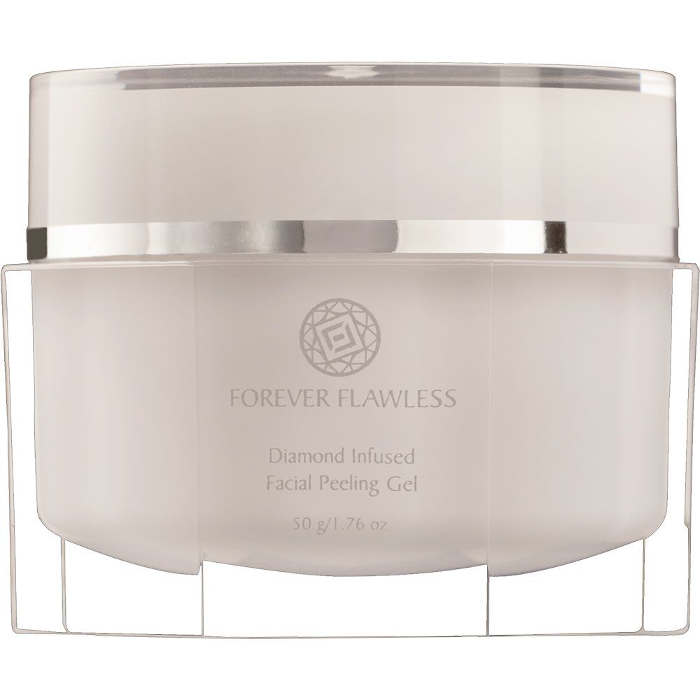 Forever Flawless Diamond Infused Facial Peeling Gel. New &amp; Improved Formula for Best Exfoliation, Microdermabrasion, Purification &amp; Detox for a Flawless, Glowing Skin.