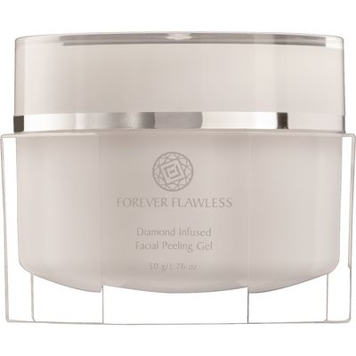 Forever Flawless Diamond Infused Facial Peeling Gel. New &amp; Improved Formula for Best Exfoliation, Microdermabrasion, Purification &amp; Detox for a Flawless, Glowing Skin.