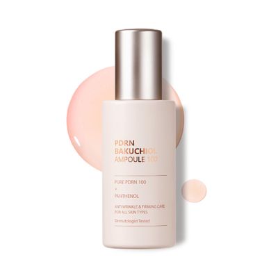 CU Dr. Solution PDRN Ampoule Korean Skin Care with Salmon DNA, Plant Based Bakuchiol, Moisturizing Bifida, and Collagen, Korean Skin Care PDRN Serum Ampoule, 35 ml (1.01 fl. oz.)