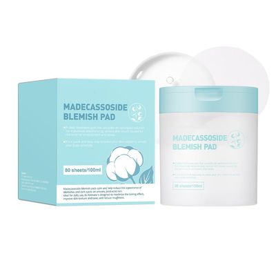 Gentle Exfoliating Facial Toner Pads for All Sensitive Skin - Hydrating Pads to Improve Wrinkles, Balance Skin Tone, and Reduce Acne &amp; Black Spots (Blue, Large)